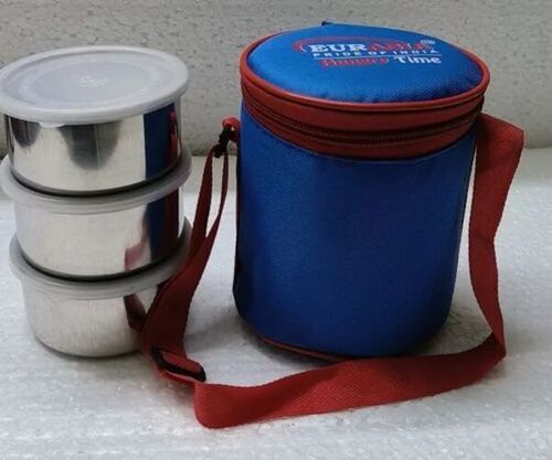 Stainless Steel 3 Pcs Lunch Box