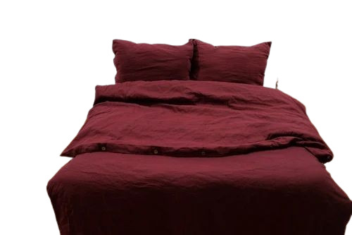 Burgundy Cotton Duvet Cover