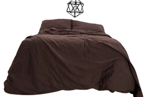 Chocolate Brown King Size Cotton Duvet Cover