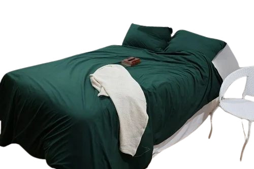 Emerald Green Cotton Duvet Cover