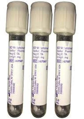 Gray Cap Blood Collection Tubes