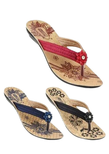 Ladies Cherry Pu Slipper