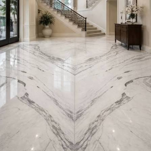 Luxury White Marble Flooring