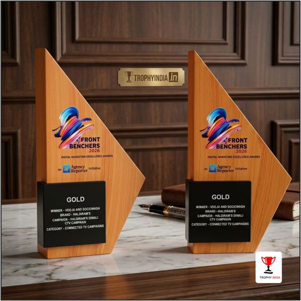 Premium Triangular Wooden Corporate Trophy - Packaging Type: Secure Corrugated Packing Box With Cushioning For Bulk Transit Safety