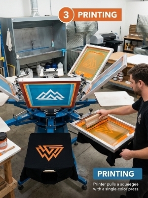 Screen Printing Service - Color: Multicolor