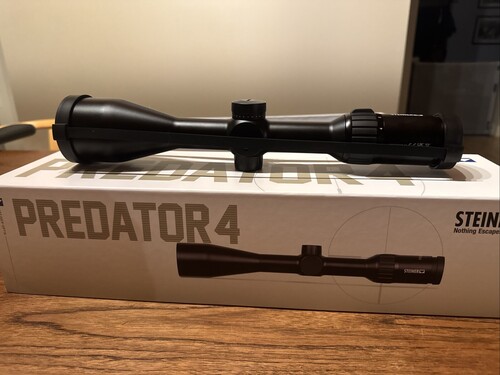 Steiner Predator4 3-12x56mm Riflescope, 4A-I Reticle, Illuminated