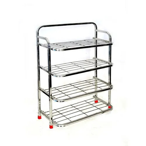 4 Shelves Ss Shoe Rack
