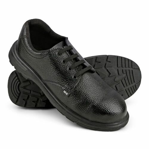 All Size Black Leather Safety Shoes