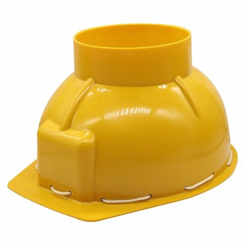 Yellow Unisex Industrial Safety Helmet