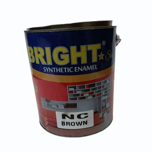 4 L Nc Brown Synthetic Enamel Paint