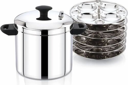4 Plate Stainless Steel Idli Cooker