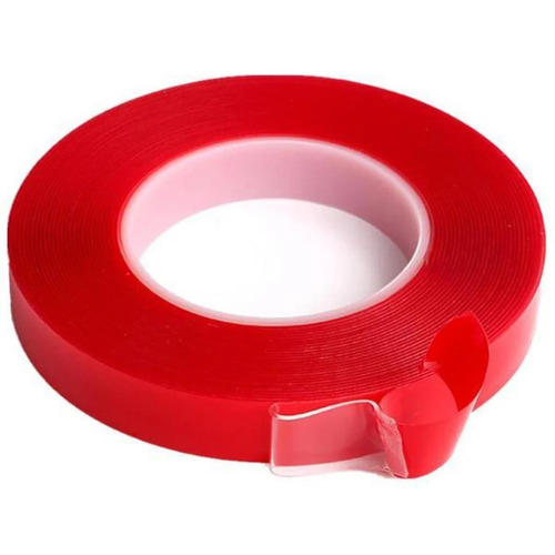 Double Sided Red Polyester Tape