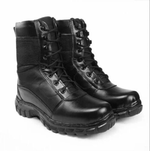 Genuine Leather Long Army Boot