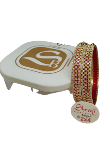 Glossy Finish Printed Bangles