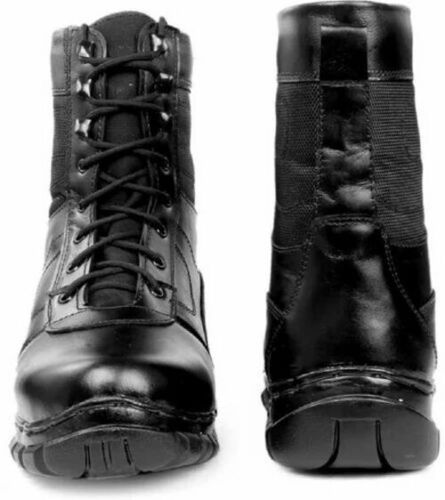 Leather Combat Army Boot Shoe