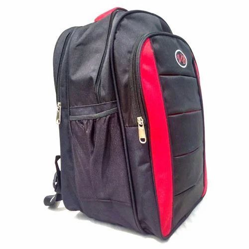 Black And Red Color School Bag