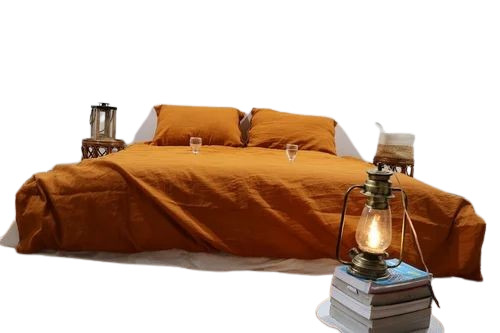 Cinnamon Rust Cotton Duvet Cover