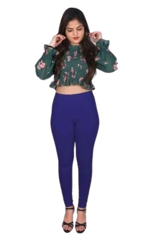 Navy Blue Color Ladies Churidar Leggings