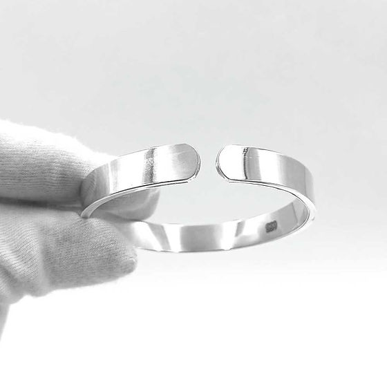 Unique Design Customised Name Bracelet Cuff for men and Women 40 gm