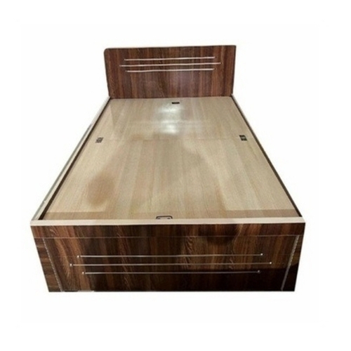 Wooden Single Beds - Color: Brown
