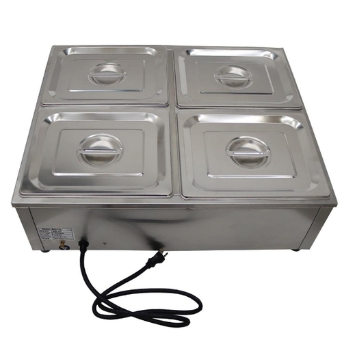 4 Pan Electric Food Soup Warmer