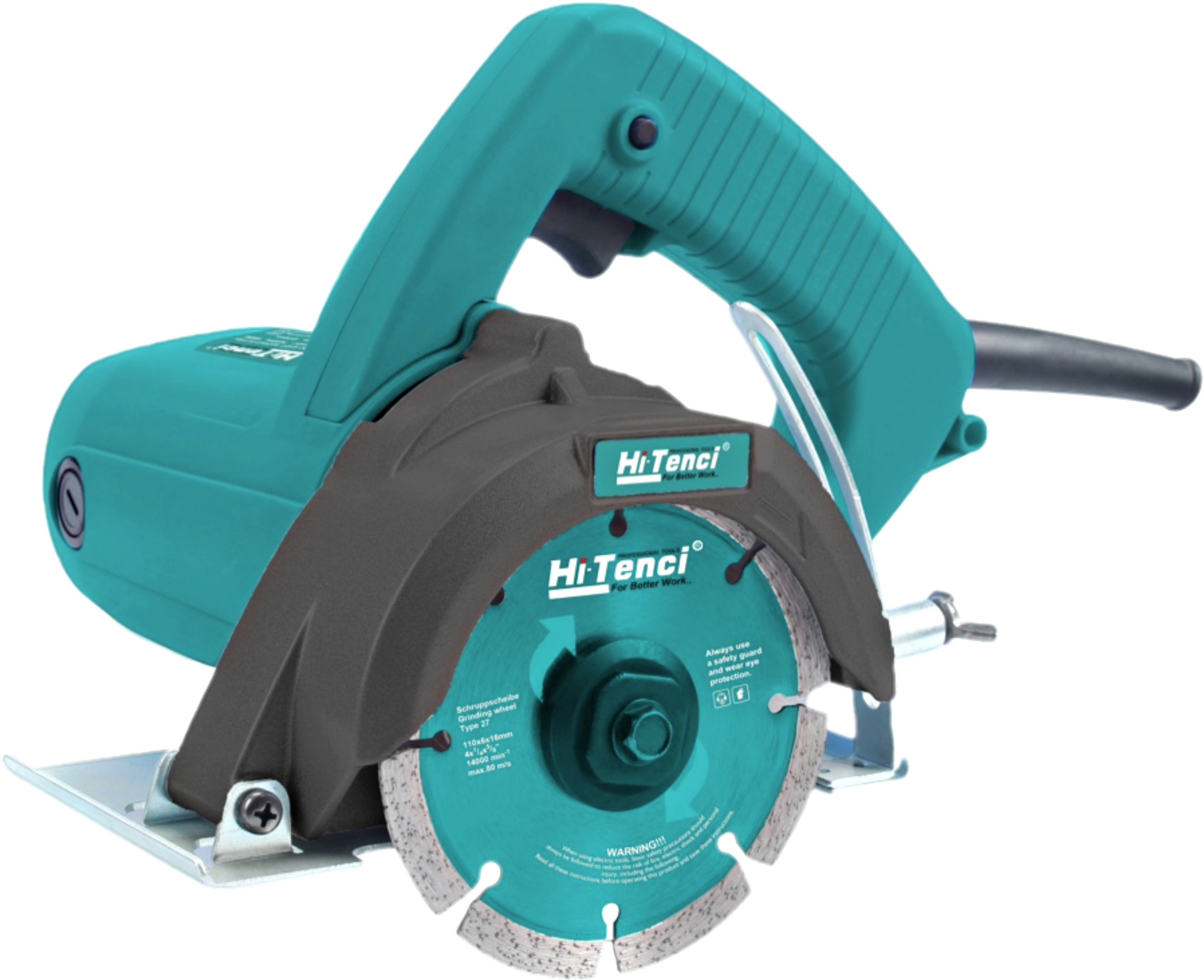 Hi Tenci Marble Cutter 4 Inches Mt410 - Blade Size: 4-Inch (110 Mm)
