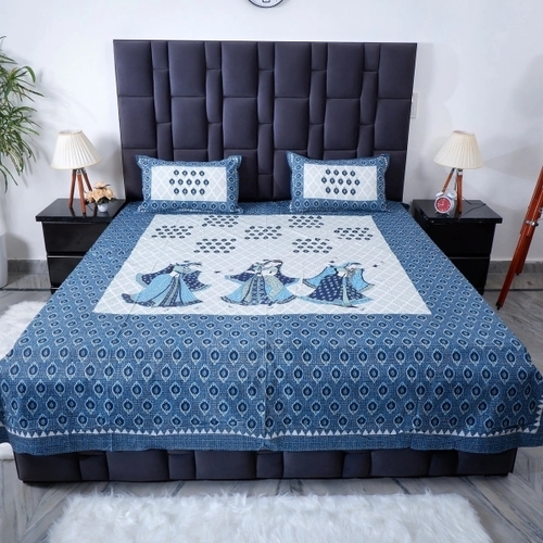 Jaipuri Cotton Bedsheets