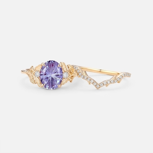 Lavender Sapphire Ring