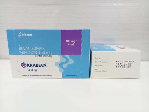 NEW Bevacizumab Injection - Liquid Formulation, 1000 Pieces Quantity | Dosage Guidelines As Per Doctor, Administered Intravenously, Eye Conditions Treatment