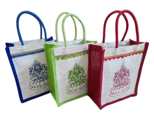 Printed Jute Return Gift Bag