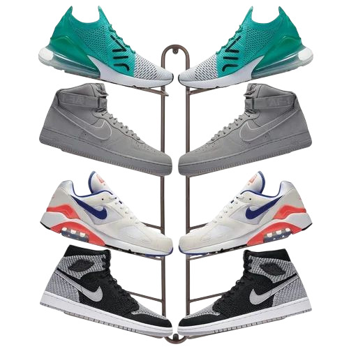 Wall Mounted Footwear Display Stand