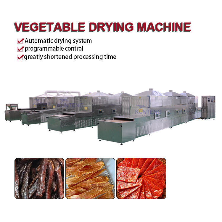 Industrial Microwave Meat Sterilizing Machine Beef Pork Chicken Maturation Dryer Jerky Meat Strip Dehydrator Plant - Height: Electricity  Centimeter (cm)