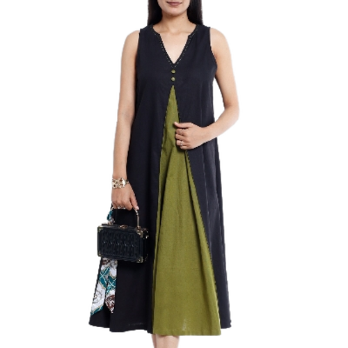 Sleeveless Western Dress
