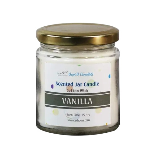 Vanilla Scented Jar Candles