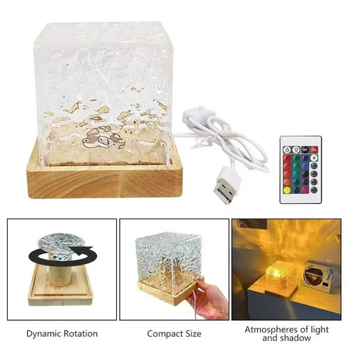 Battery-Operated Ocean Wave Night Light Projector Lamp