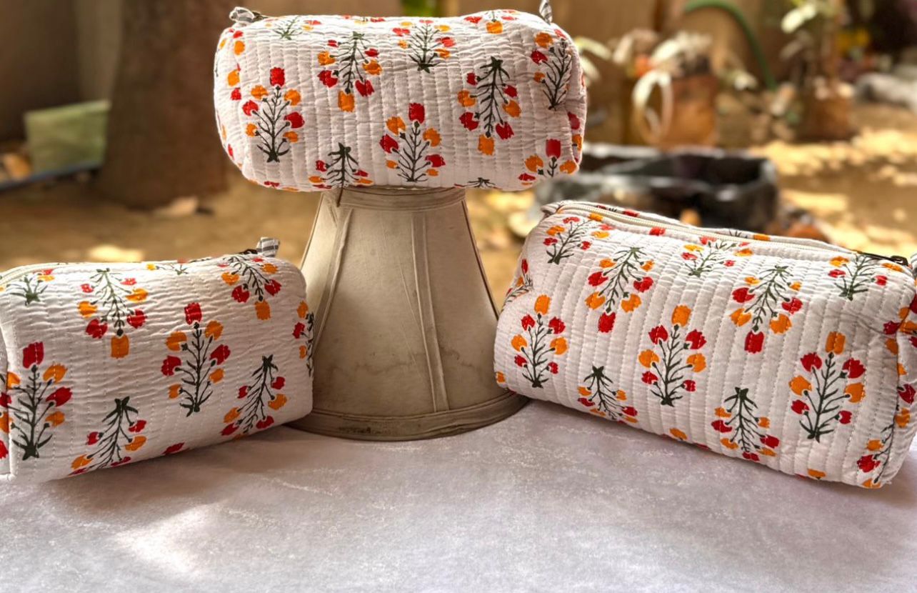 Cotton Toiletry Bag