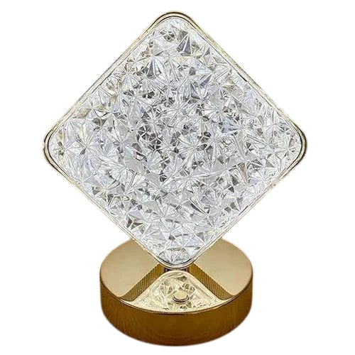 Crystal Pyramid Table Lamp