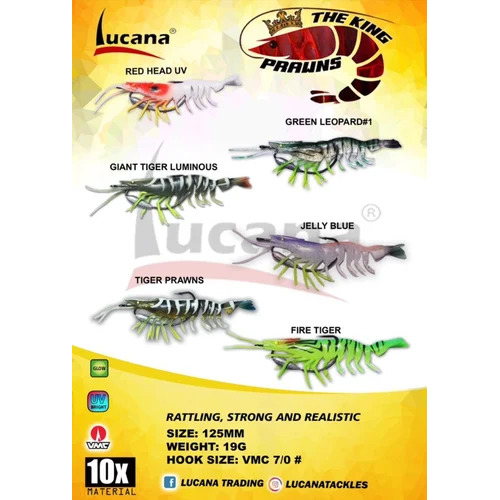 Lucana King Prawn (Shrimp) Fishing Lure