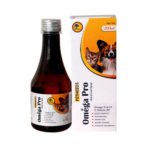 Petheeds Omega Pro 3 6 9 Salmon Oil Syrup 200 Ml