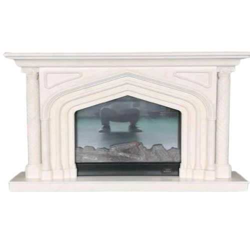 White Marble Fire Places