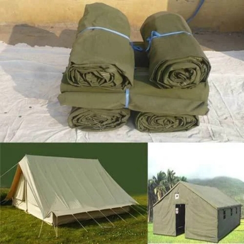 Canvas tarpaulins for camps