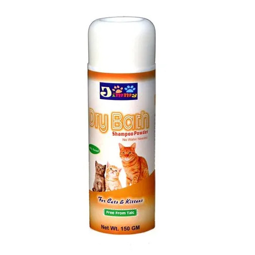 Cat Dry Bath Shampoo Powder - Color: White