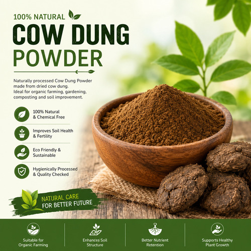 Cow Dung Powder - Application: Organic Fertilizer