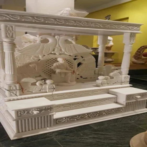 White Marble Mandir For Home