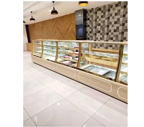 4 Shelves Ss Sweet Display Counter