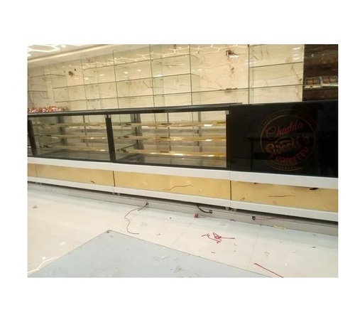 Korean L Shape Bakery And Sweet Display Counter - Color: Cutomized