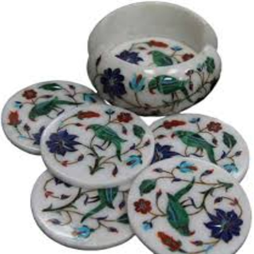 Marble Coaster Set