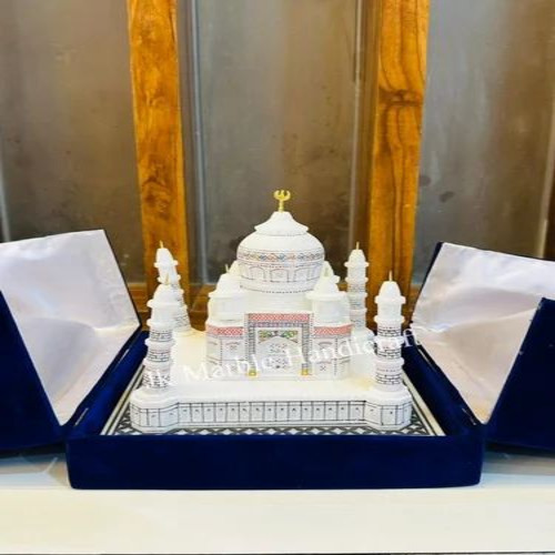 Marble Taj Mahal With Gift Box