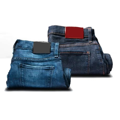 Plain Mens Denim Jeans - Color: Blue