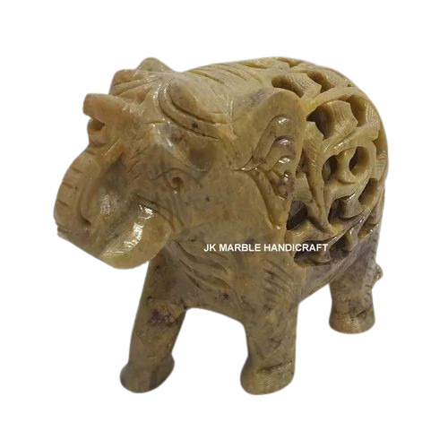 Soapstone Carving Elephant Figure